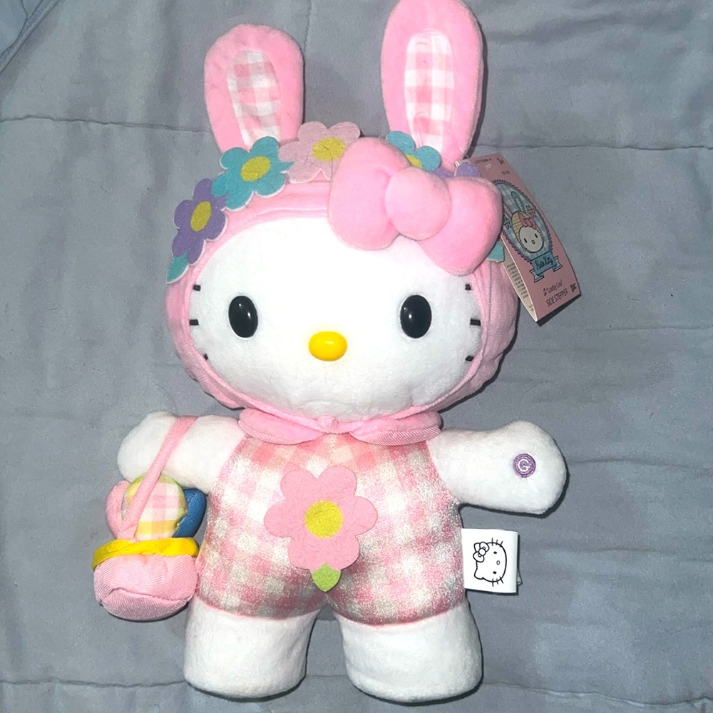 Hello kitty Easter Plushy Side stepper